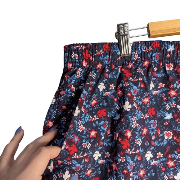 Columbia Womens Small 5L Sandy River II Printed Shorts Blue Floral Pull On Nylon - Picture 5 of 7